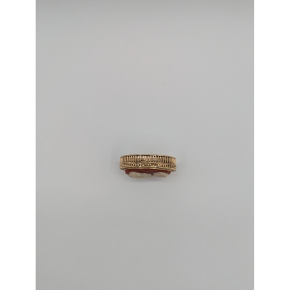 Vintage Estee Lauder Youth-Dew Solid Perfume Cameo Compact Gold Tone Collectible - Picture 5 of 8